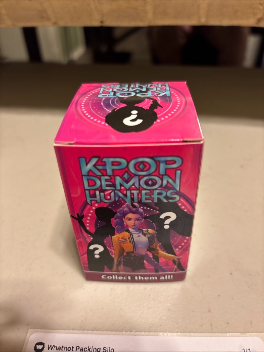 K-pop demon hunters Mystery Collectible - Pink. One small box 10.00 each